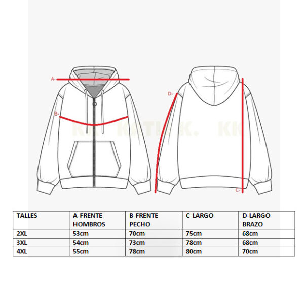 Campera Termica Milo Special Sizes - Imagen 2