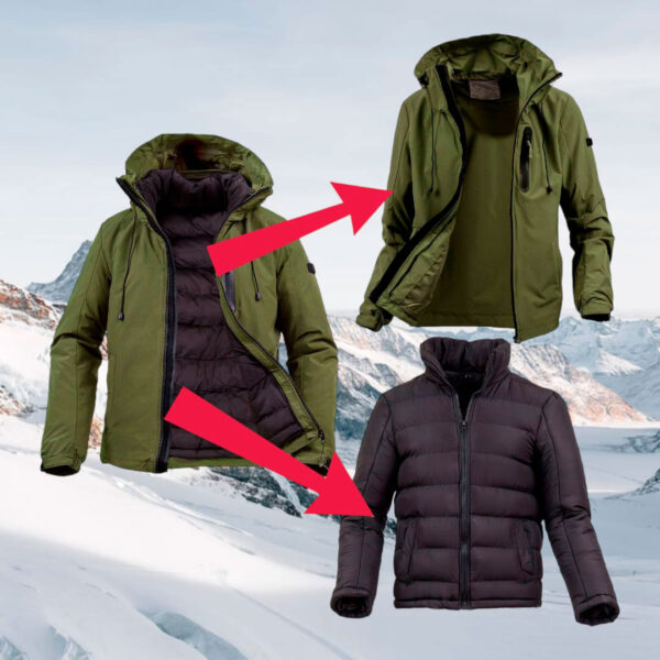 Campera Impermeable Doble - Imagen 2