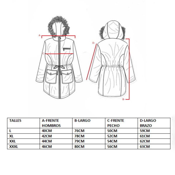 Campera Impermeable Luna - Imagen 11