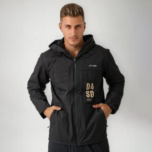 Campera Rompeviento Con Piel