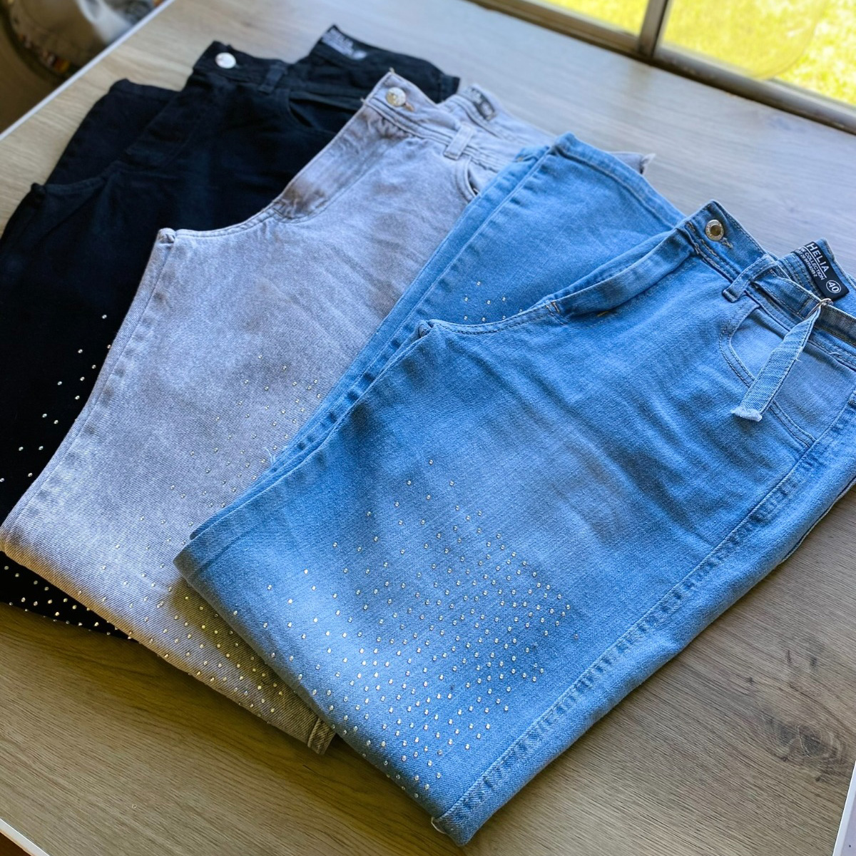 Jean Wide Leg Brillo - Imagen 2