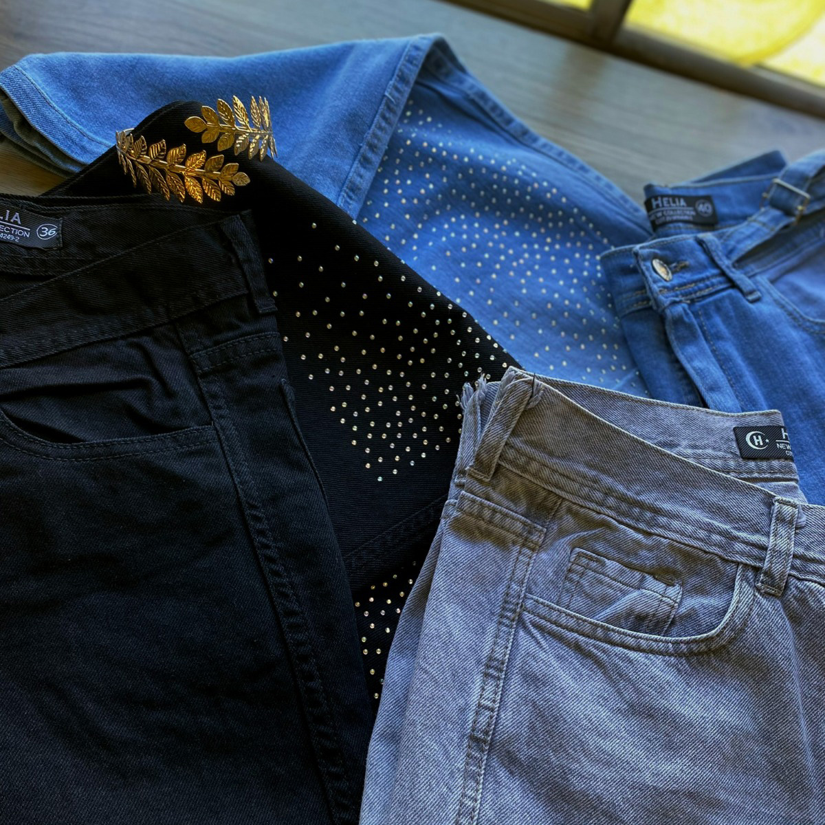 Jean Wide Leg Brillo - Imagen 3