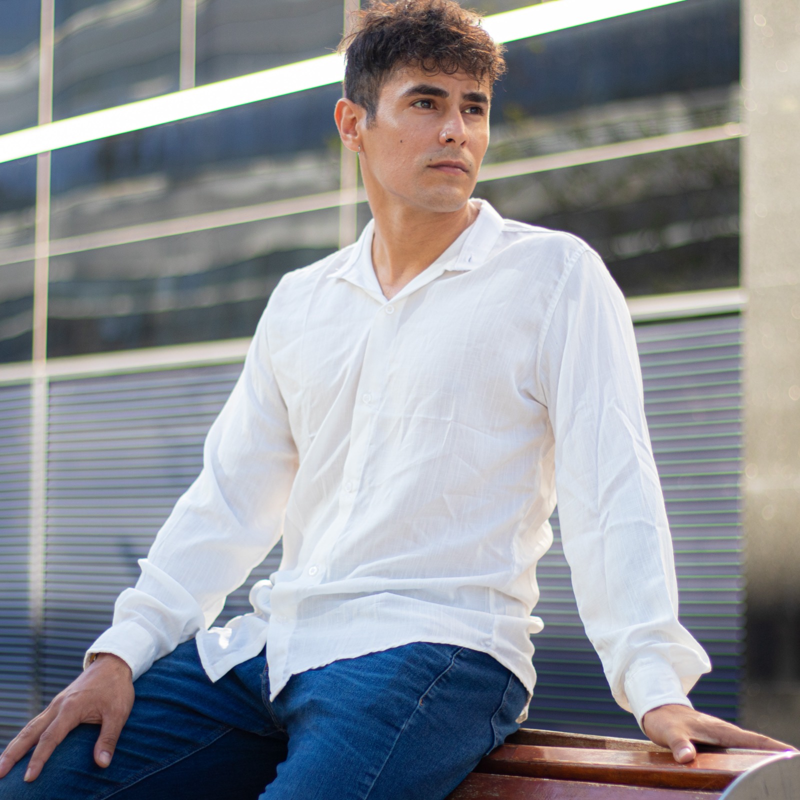 Camisas Mao Manga Larga - Imagen 3