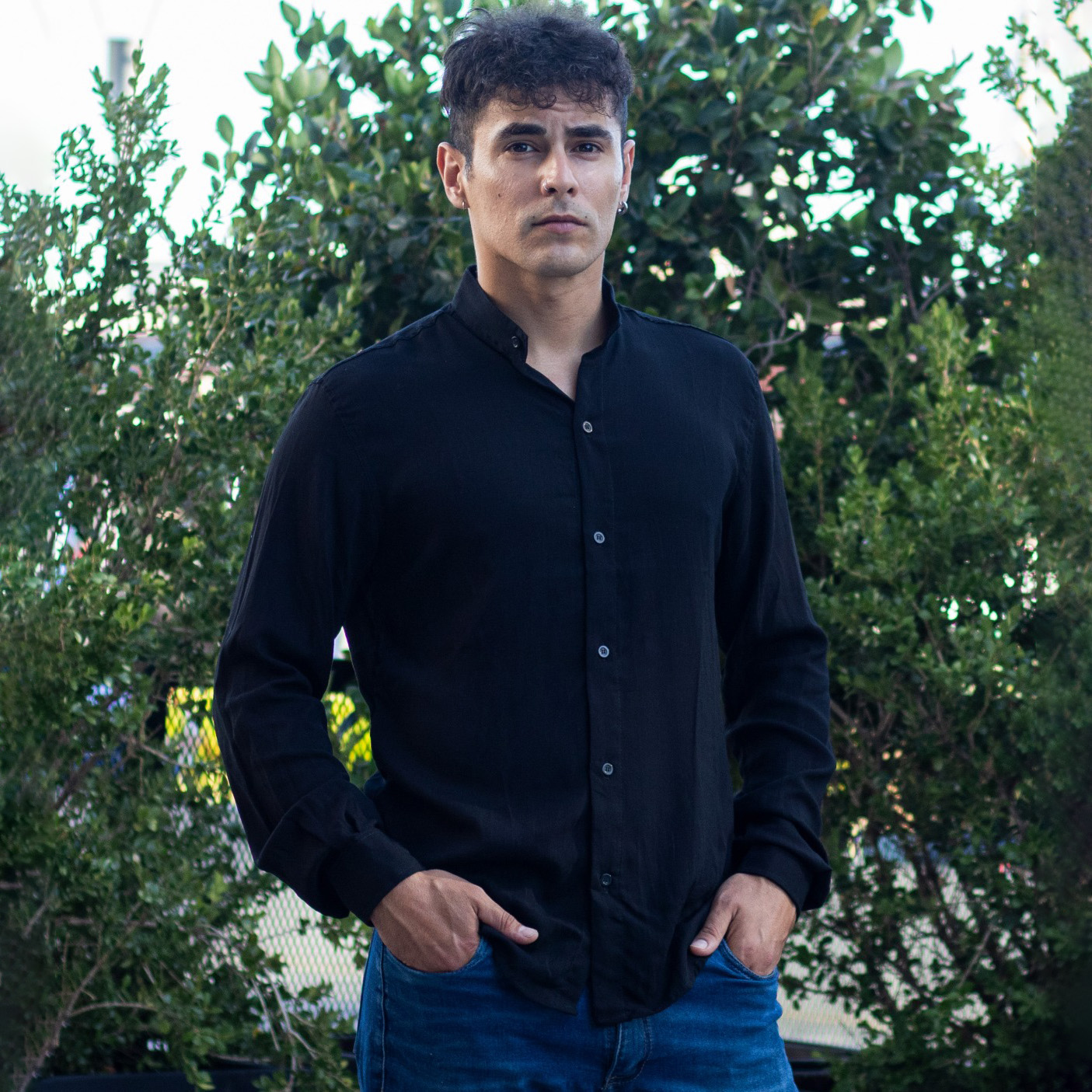 Camisas Mao Manga Larga - Imagen 2